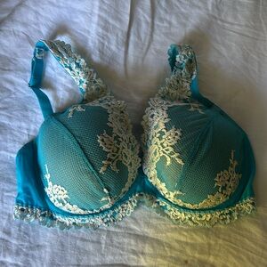 Intimissi Pretty Flower Elena Balconette Bra Blue & white 36d